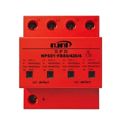 NPS01-F80 AC 2P-overspanningsbeveiligingsapparaat
